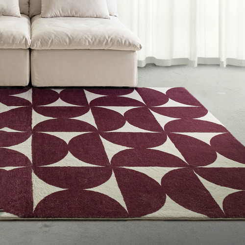 Burgundy-Winslow-Machine-Washable-Rug