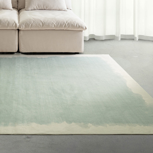 Blue Taranto Machine Washable Rug