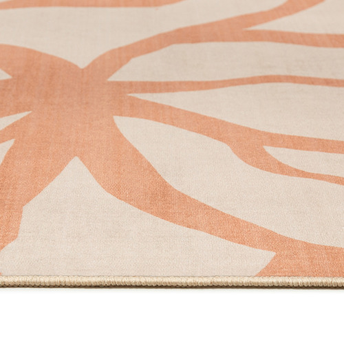 Coral Montrose Machine Washable Rug