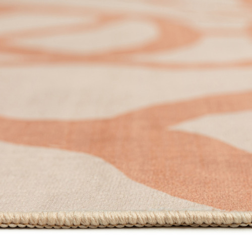 Coral Montrose Machine Washable Rug