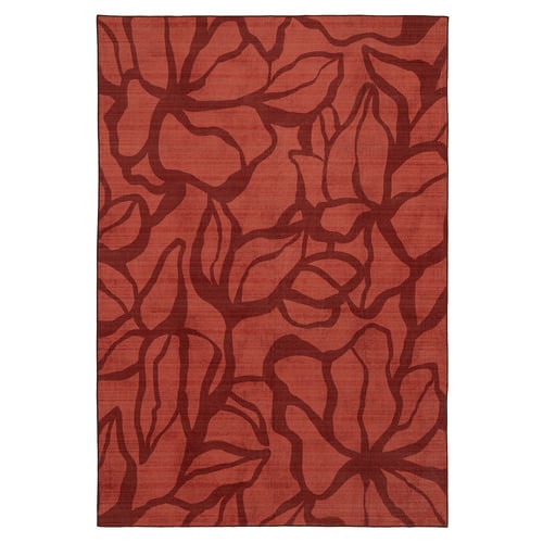 Red Montrose Machine Washable Rug