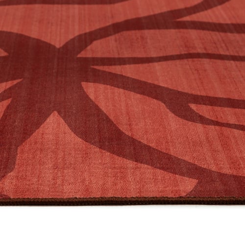 Red Montrose Machine Washable Rug