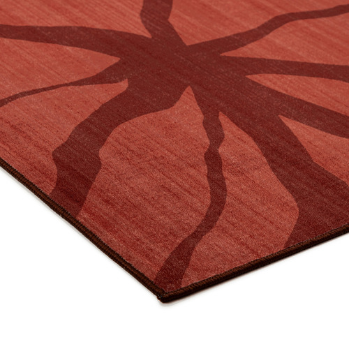 Red Montrose Machine Washable Rug