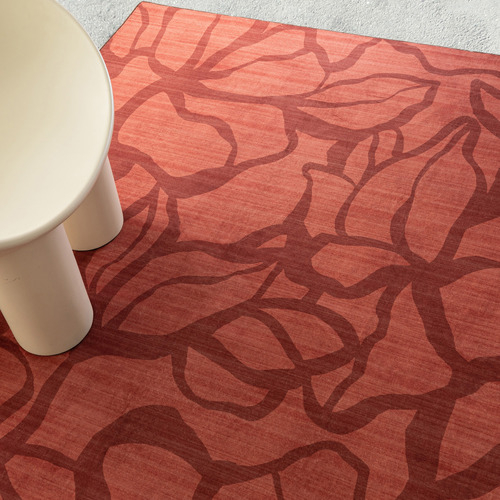 Red Montrose Machine Washable Rug