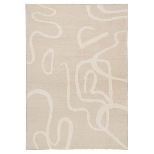 Beige Sheridan Machine Washable Rug
