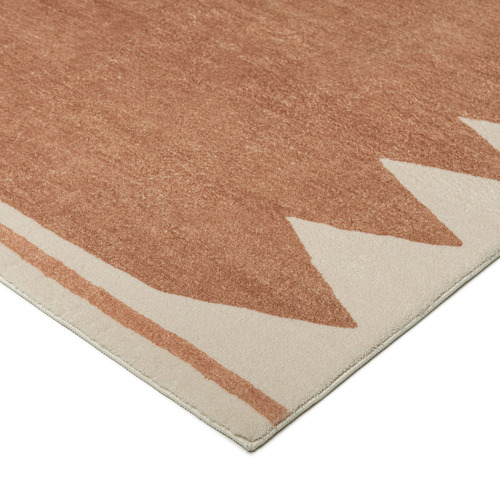 Brown Seymour Machine Washable Rug