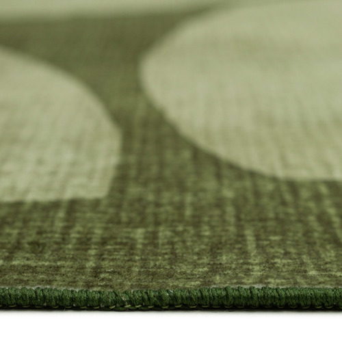 Green Benton Machine Washable Rug