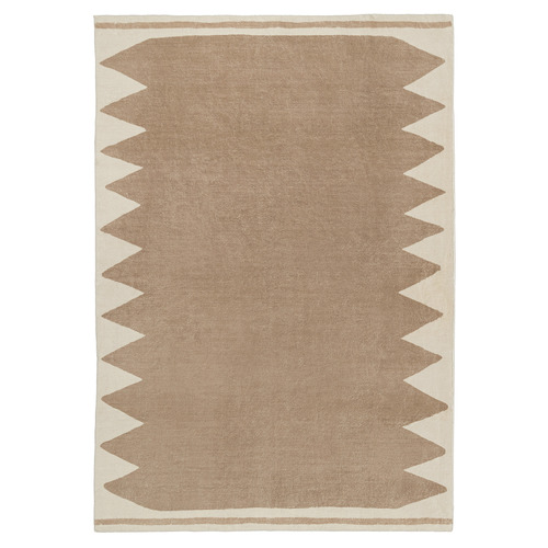 Beige Seymour Machine Washable Rug