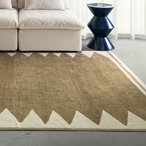 Green Seymour Machine Washable Rug