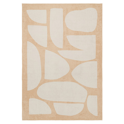 Beige Benton Machine Washable Rug
