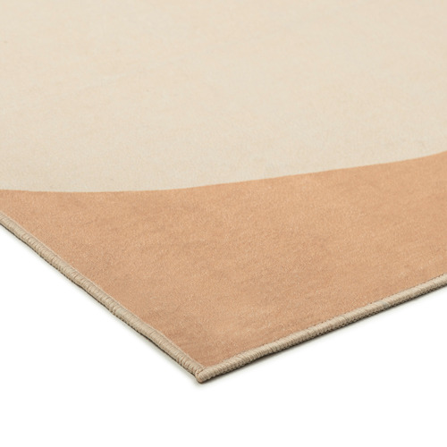 Orange Dorado Machine Washable Rug