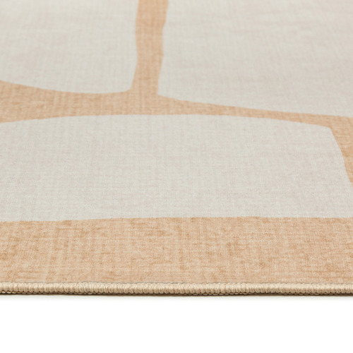 Beige Benton Machine Washable Rug