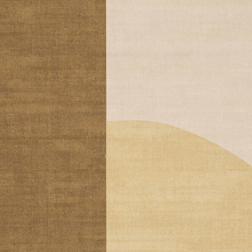 Gold Haines Machine Washable Rug