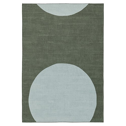 Green Dorado Machine Washable Rug