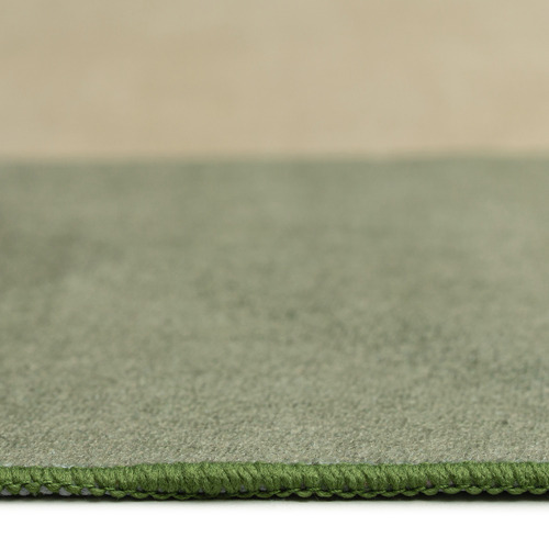 Green Haines Machine Washable Rug