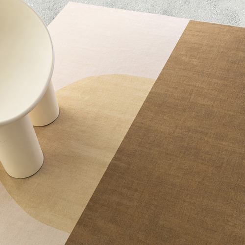Gold Haines Machine Washable Rug