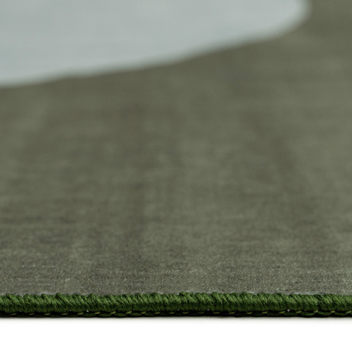 Green Dorado Machine Washable Rug