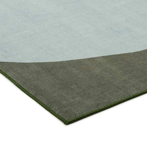 Green Dorado Machine Washable Rug