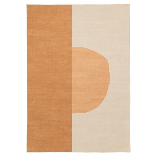 Rust Haines Machine Washable Rug