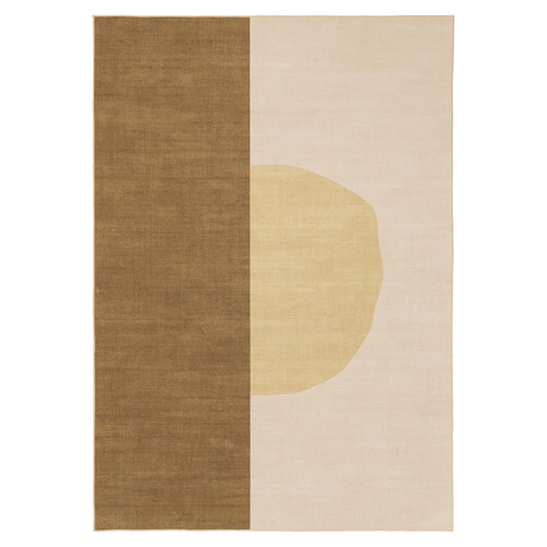 Gold Haines Machine Washable Rug