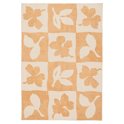Beige Faryn Machine Washable Rug
