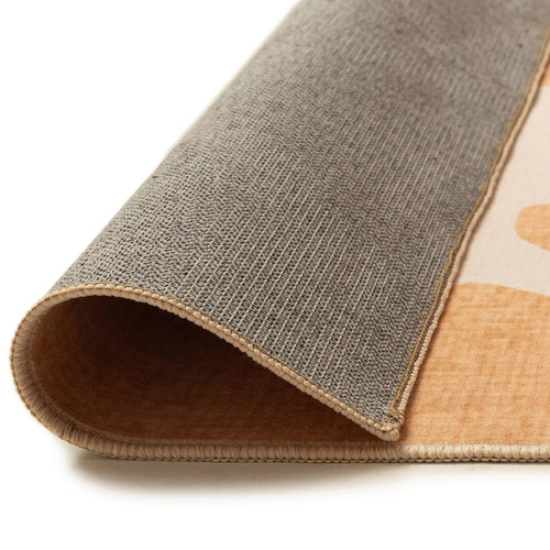 Beige Faryn Machine Washable Rug