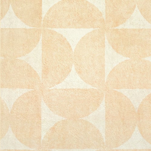 Beige & Cream Zalen Machine Washable Rug