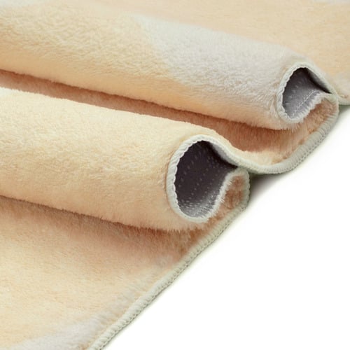 Beige & Cream Zalen Machine Washable Rug