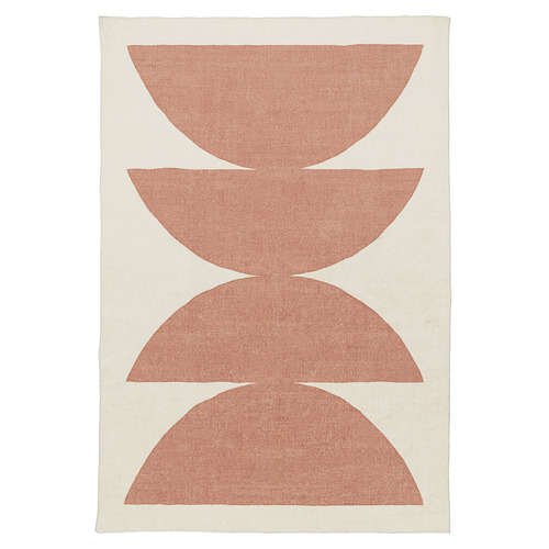 Terracotta Kairo Machine Washable Rug