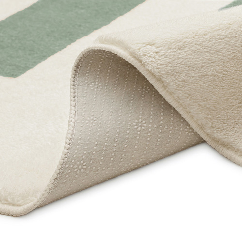 Green Kairo Machine Washable Rug