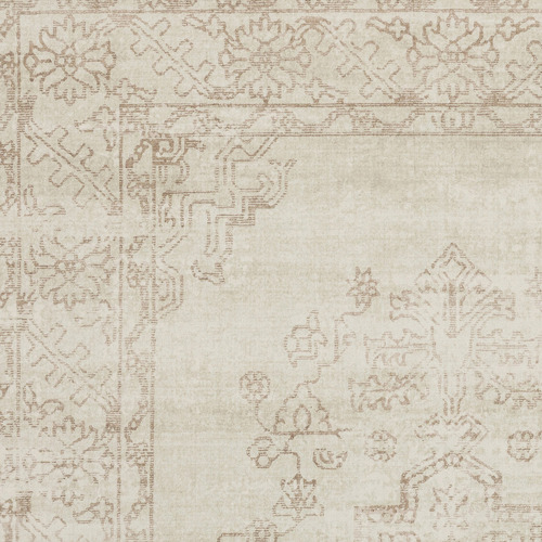 Taupe Oraen Machine Washable Rug
