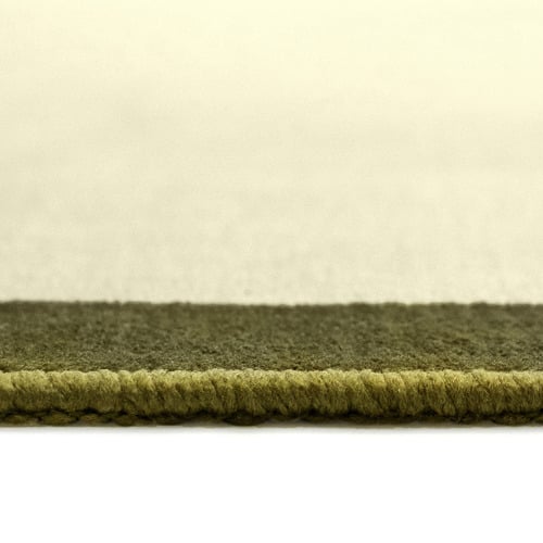 Green & Ivory Oraen Machine Washable Rug