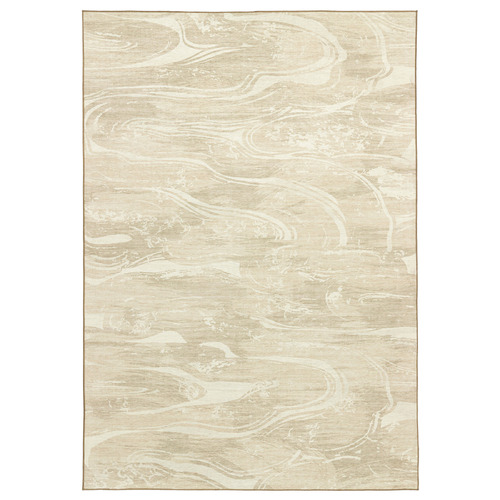 Beige Aine Machine Washable Indoor/Outdoor Rug