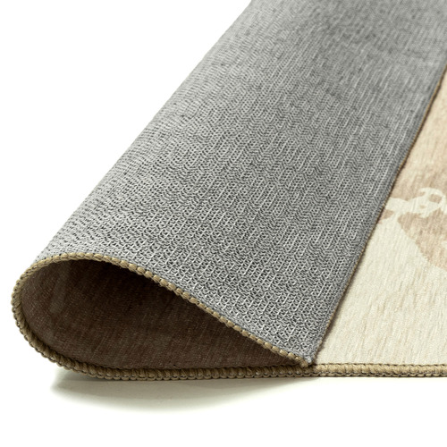 Beige Aine Machine Washable Indoor/Outdoor Rug