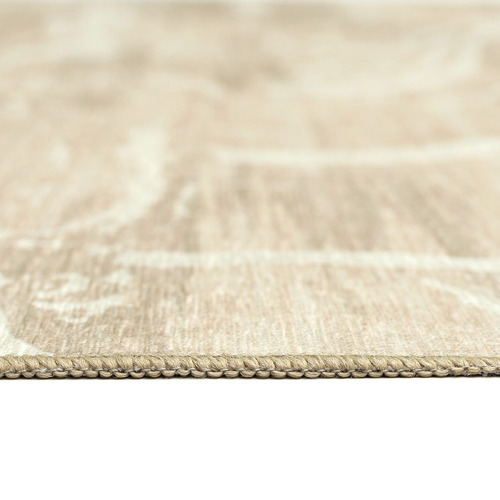 Beige Aine Machine Washable Indoor/Outdoor Rug