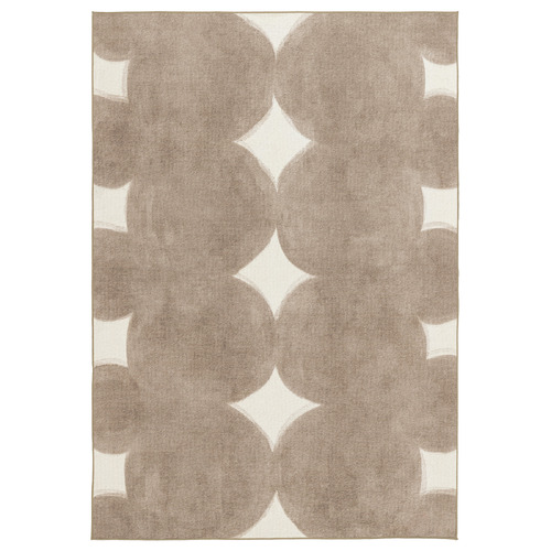 Taupe Nisha Washable Indoor/Outdoor Rug