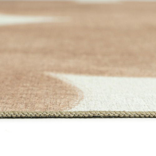 Beige & Ivory Nisha Washable Indoor/Outdoor Rug