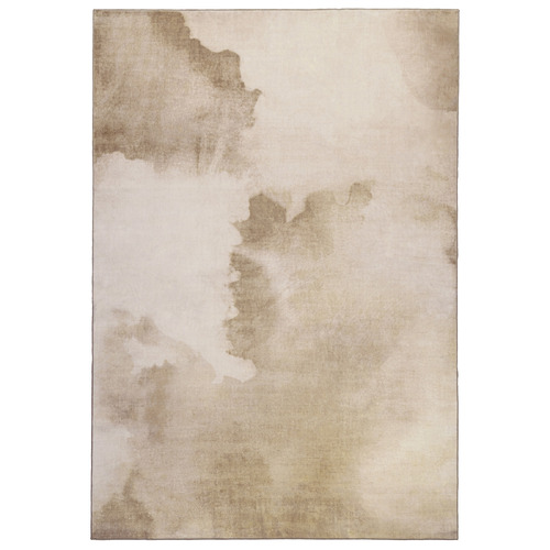 Beige Caelum Machine Washable Rug