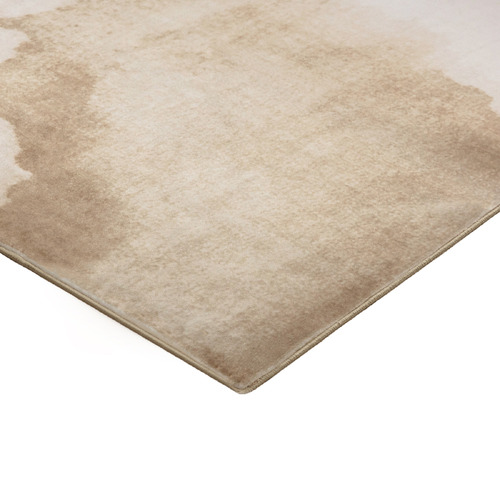 Beige Caelum Machine Washable Rug