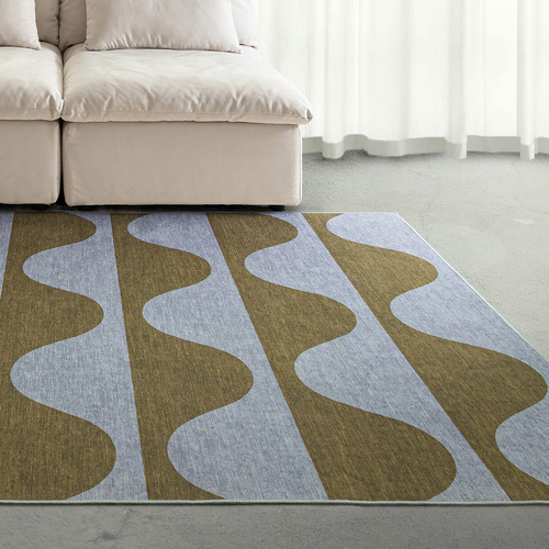 Olive & Blue Keoni Washable Indoor/Outdoor Rug