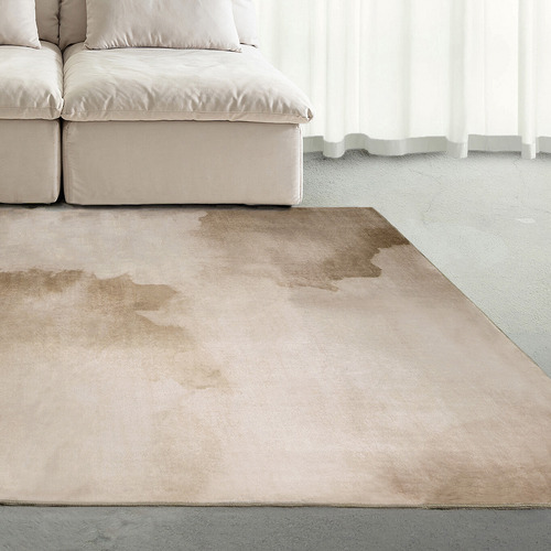 Beige Caelum Machine Washable Rug