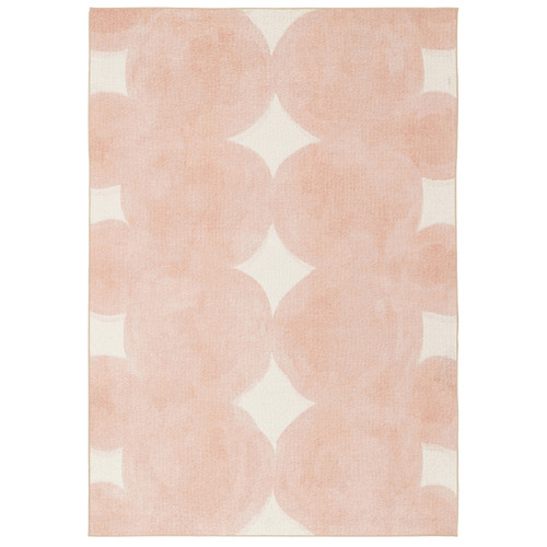 Peach Nisha Washable Indoor/Outdoor Rug