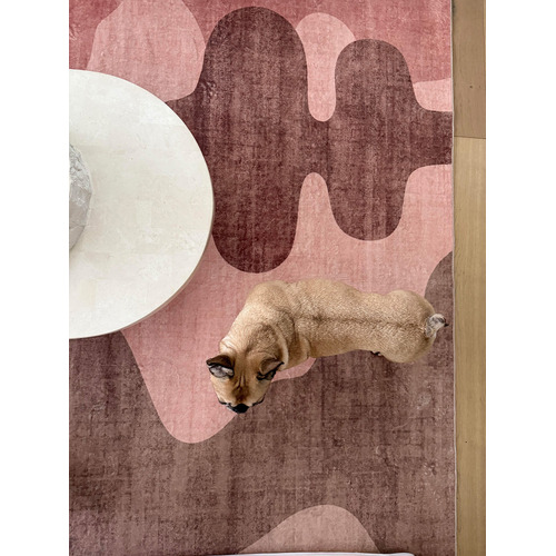 Burgundy-Getty-Machine-Washable-Rug