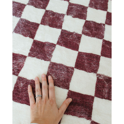 Burgundy-Cordova-Machine-Washable-Rug