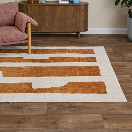Rust Yorkville Machine Washable Rug