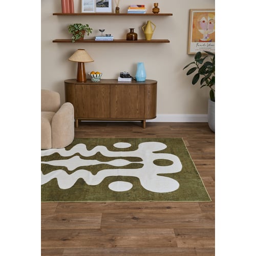 Olive & Ivory Elara Machine Washable Rug