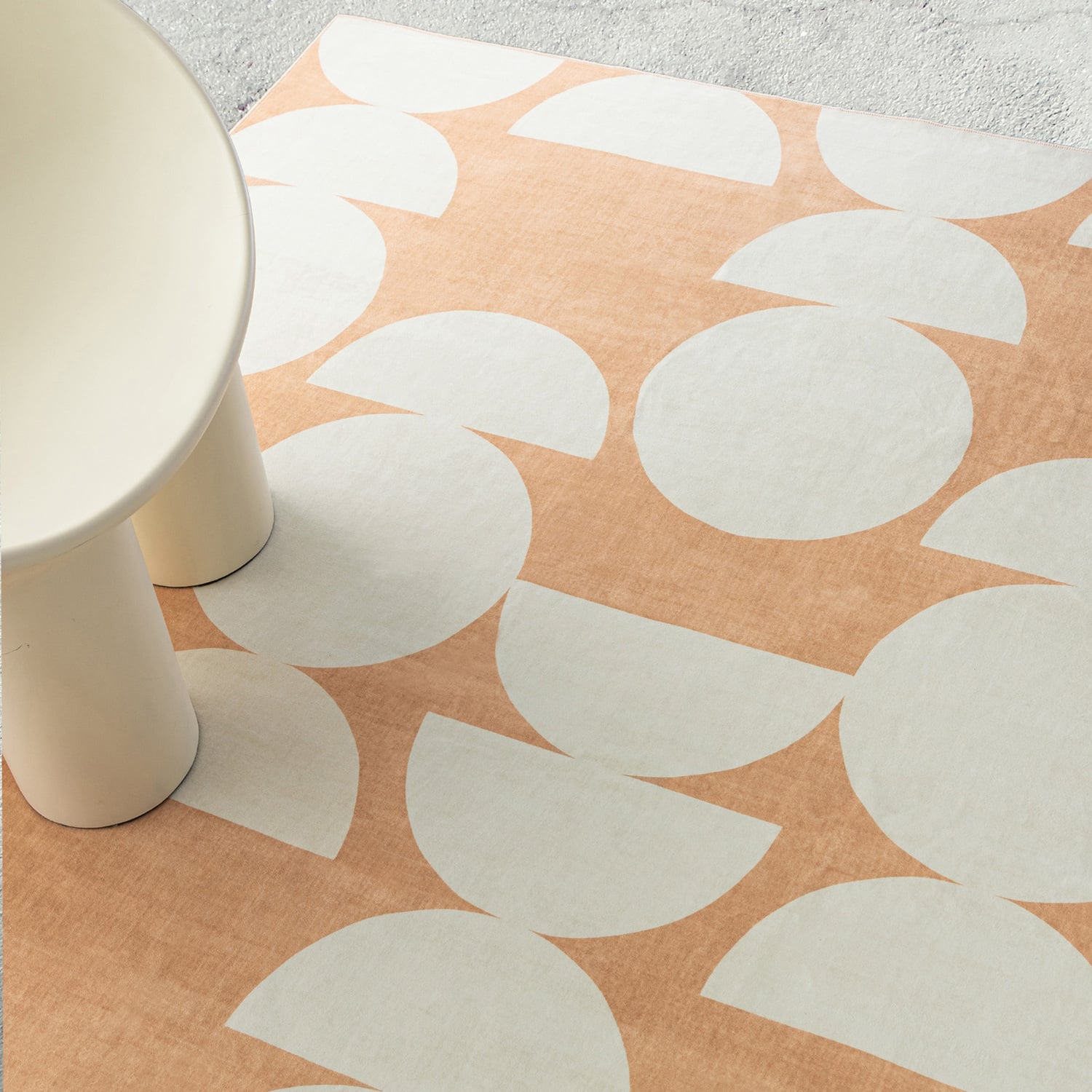 Taupe & Beige Kaelix Machine Washable Rug