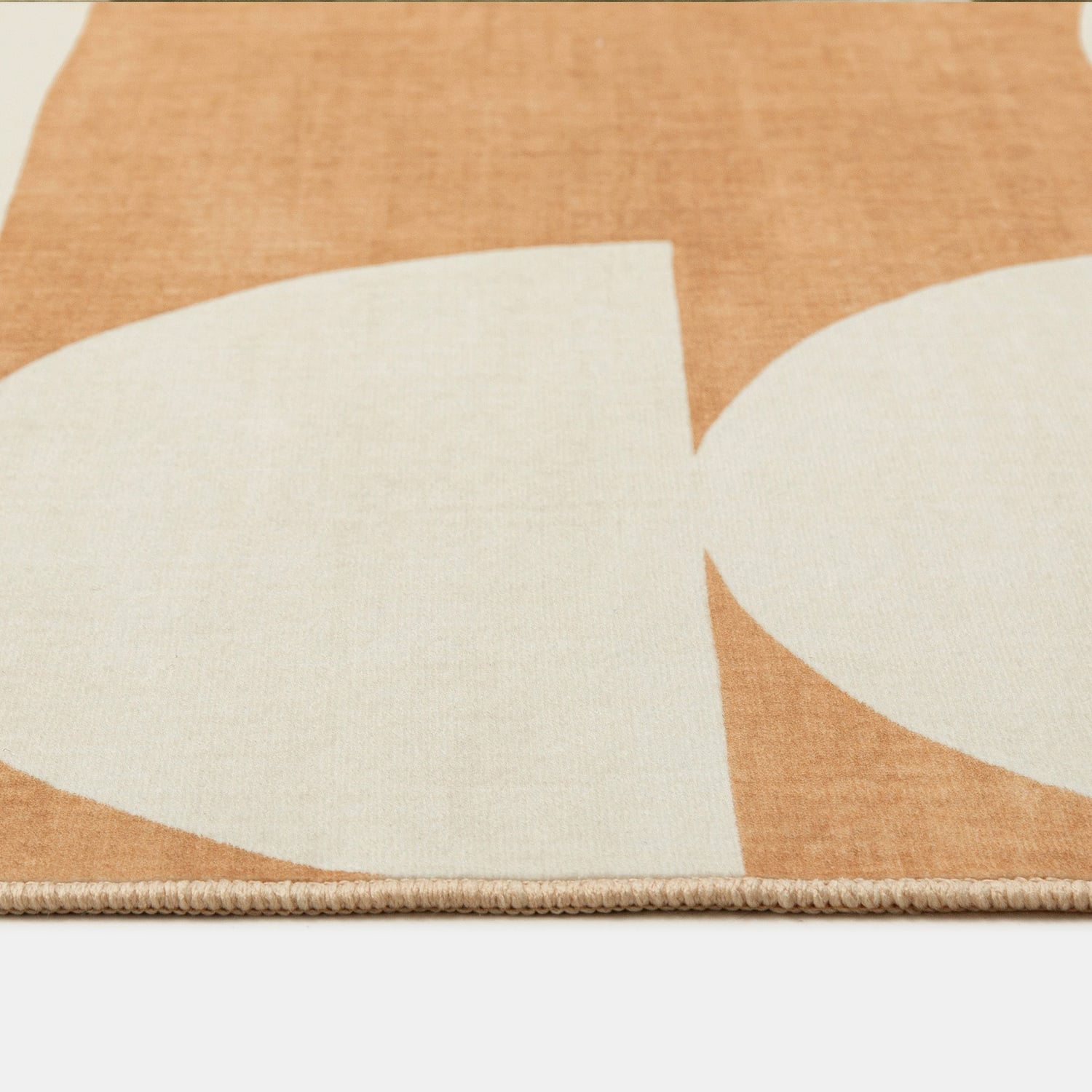 Taupe & Beige Kaelix Machine Washable Rug