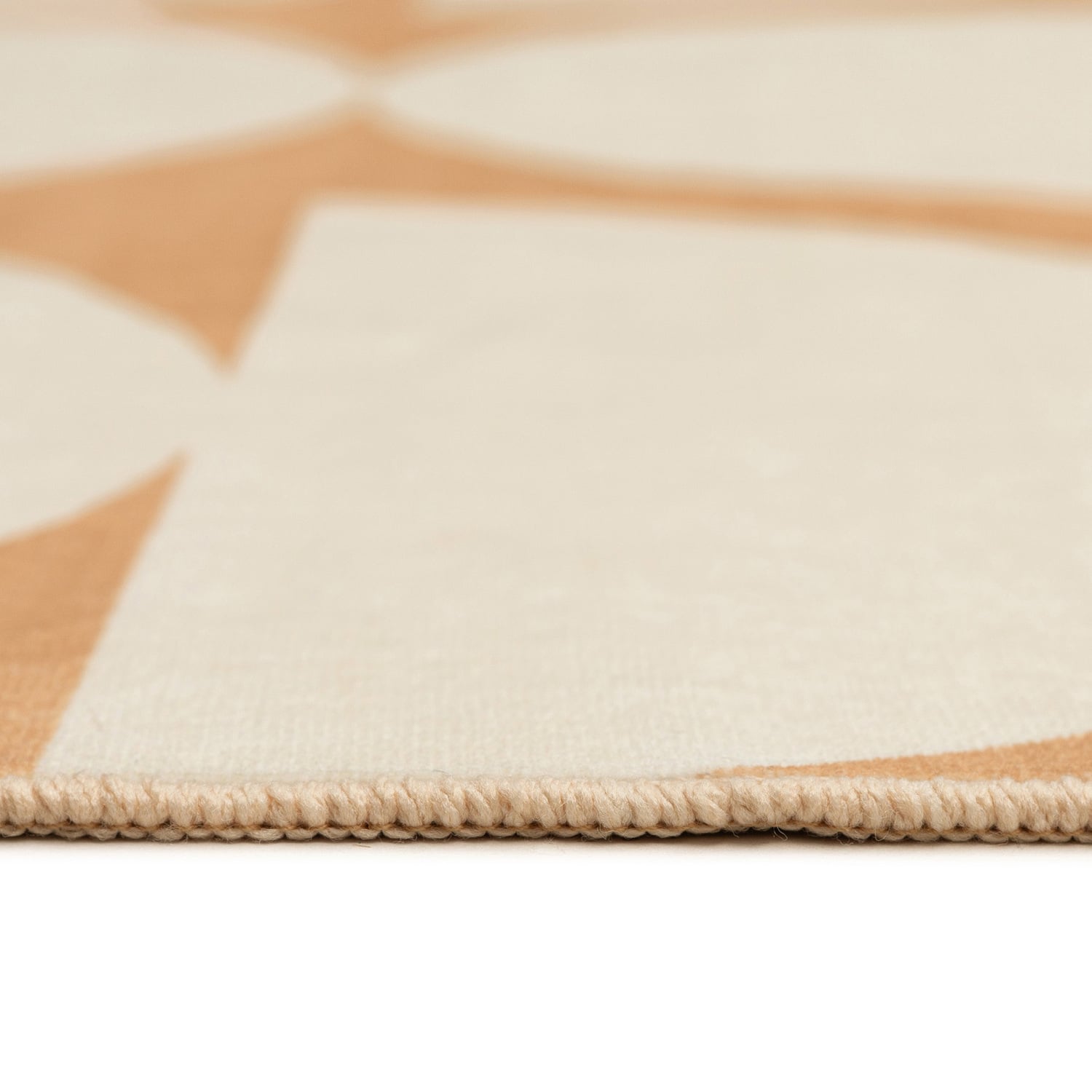 Taupe & Beige Kaelix Machine Washable Rug