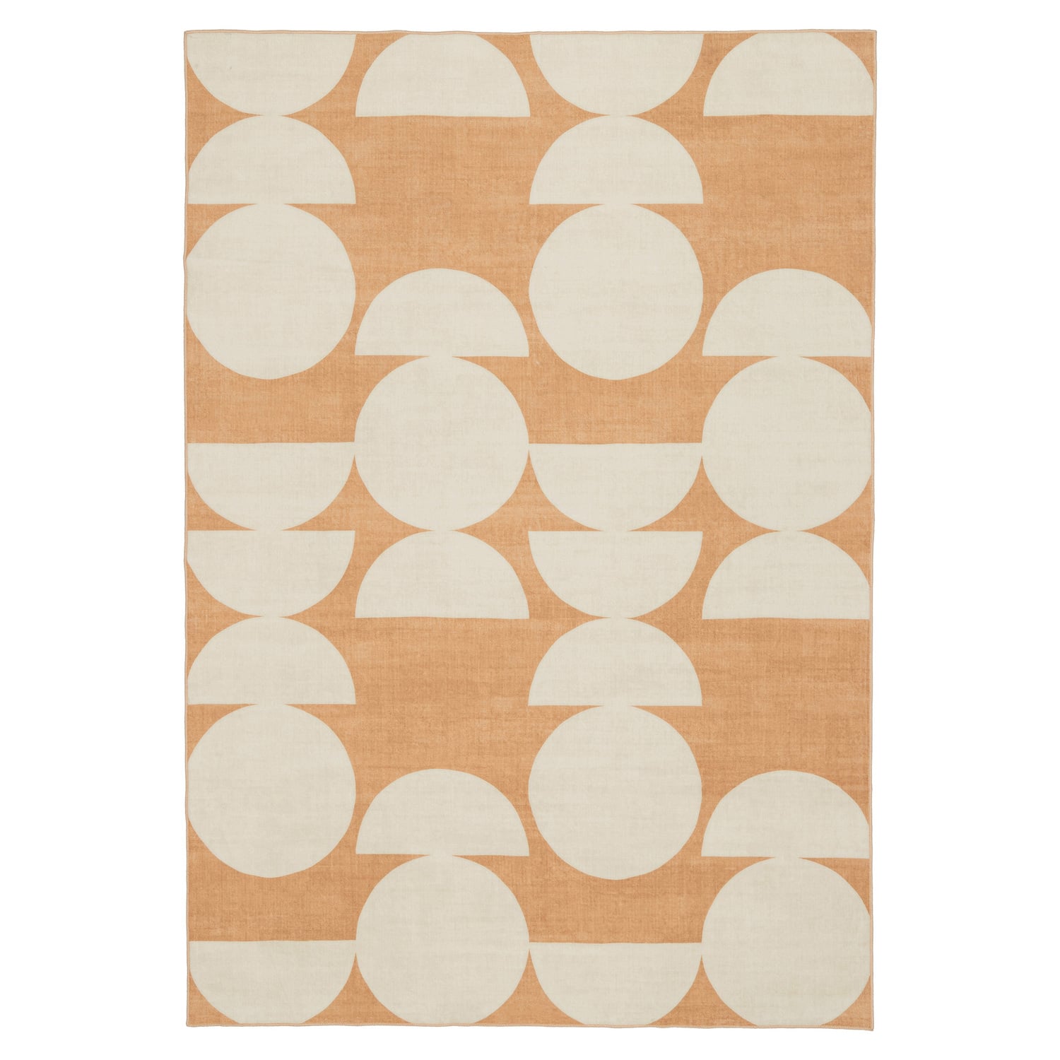 Taupe & Beige Kaelix Machine Washable Rug